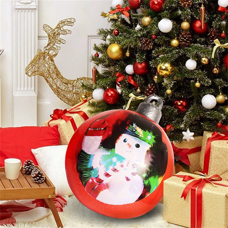 Inflatable Christmas Ornament Ball for Outdoor