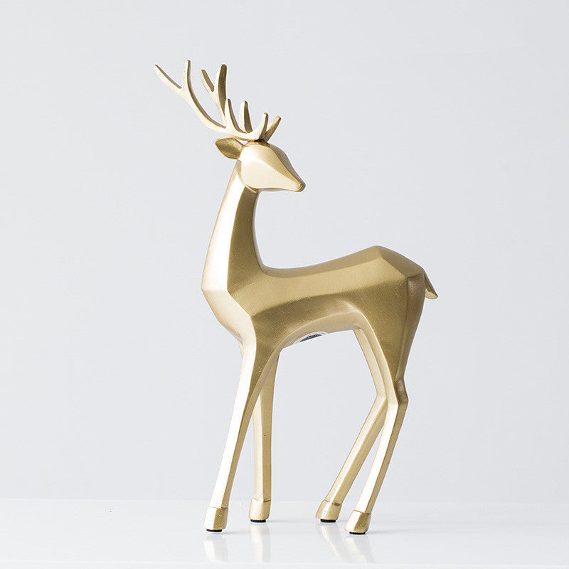 Christmas Deer Figurine Decor