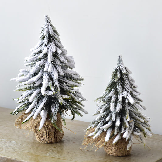 Frosted Mini Tabletop Artificial Christmas Tree