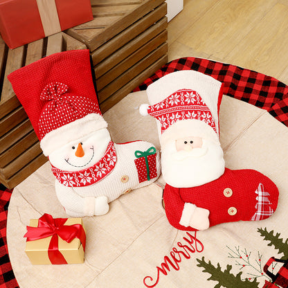 Tufted embroidery Christmas Stockings