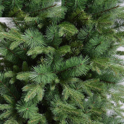 4.5' Pre lit Pine Needle Luxury Christmas Tree details 