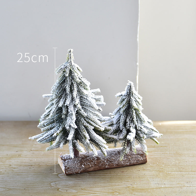 Frosted Mini Tabletop Artificial Christmas Tree