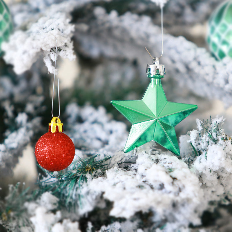 90 Piece Christmas Mixed Baubles Ornaments