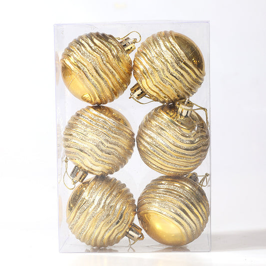 Gold 2.3inch Decorative Special-shaped Baubles Christmas ornaments