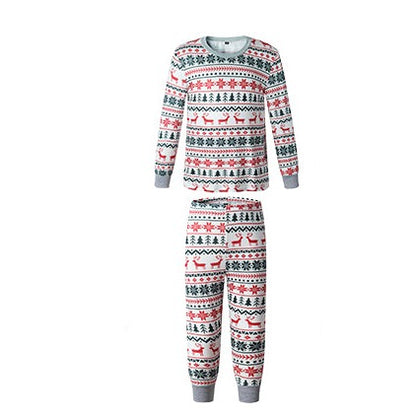 Family Matching Christmas Pajamas set-kids christmas print pajamas set