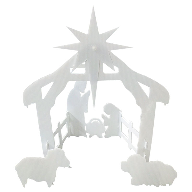 30 inch- 7 Pieces Holy Holiday Outdoor Nativity Scene set.