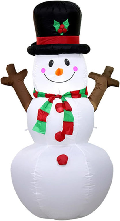 5.5ft Tree Branch Snowman Inflatable Outdoor Christmas Decoration
