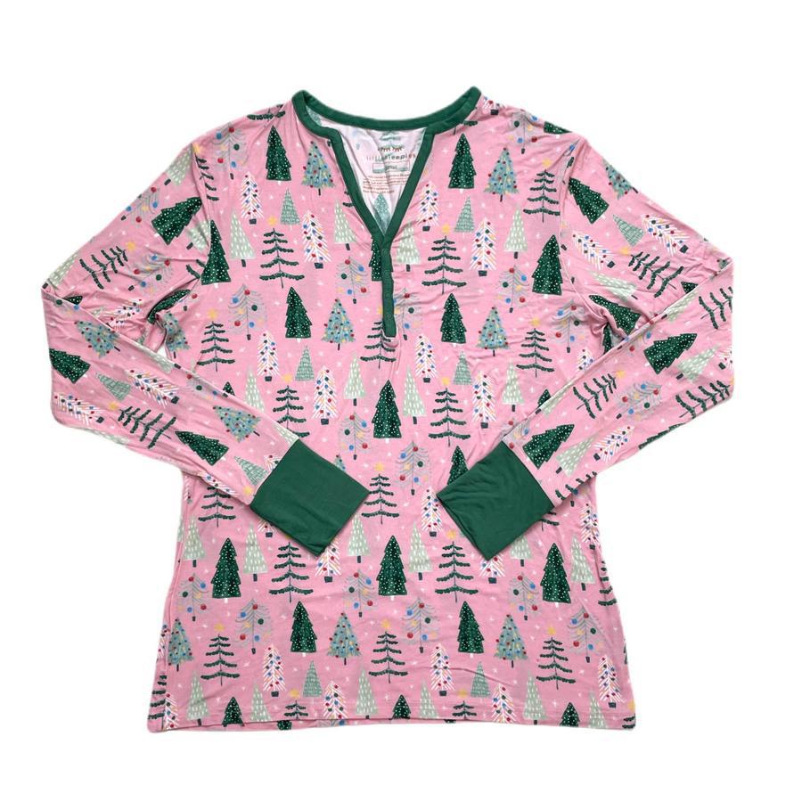 2 pcs printed green christmas printed matching pajamas Set
