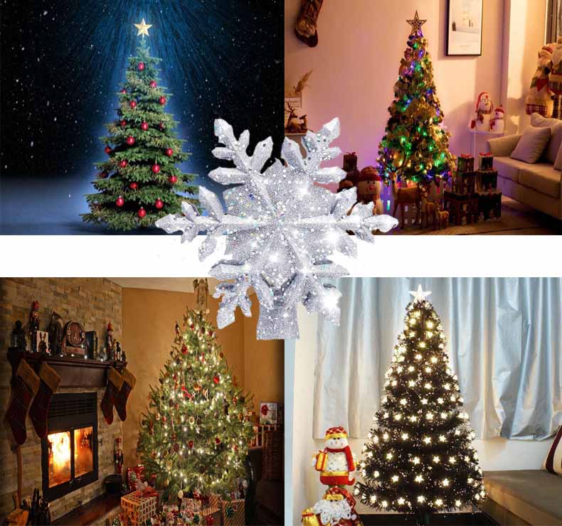Christmas Tree Topper Star Lighted with projector