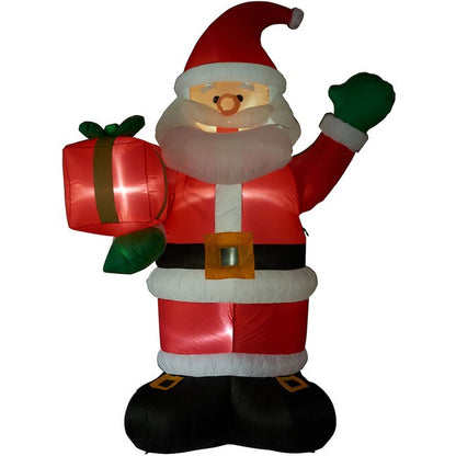 10-ft Giant Blowup Outdoor Santa inflatable yard decoration