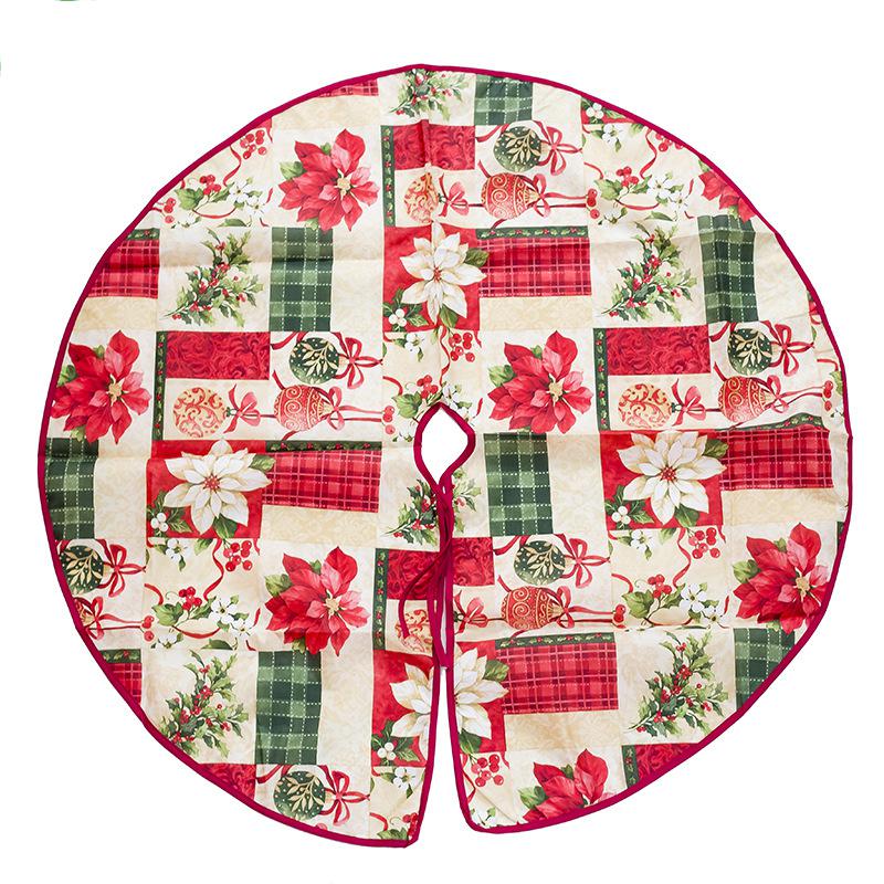 Velvet Christmas tree skirt