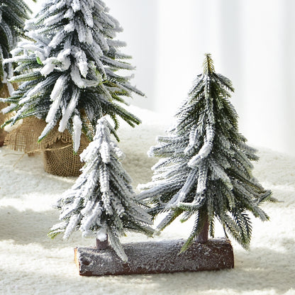 Frosted Mini Tabletop Artificial Christmas Tree