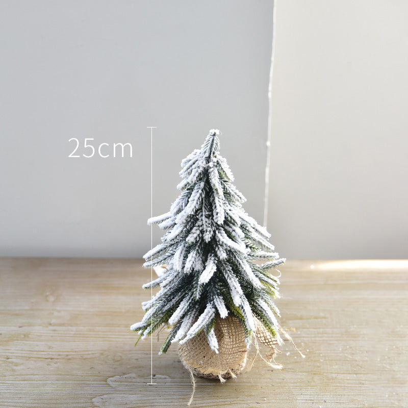 Frosted Mini Tabletop Artificial Christmas Tree