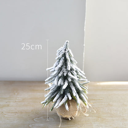 Frosted Mini Tabletop Artificial Christmas Tree