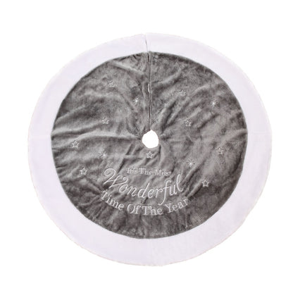 Velvet Christmas tree skirt