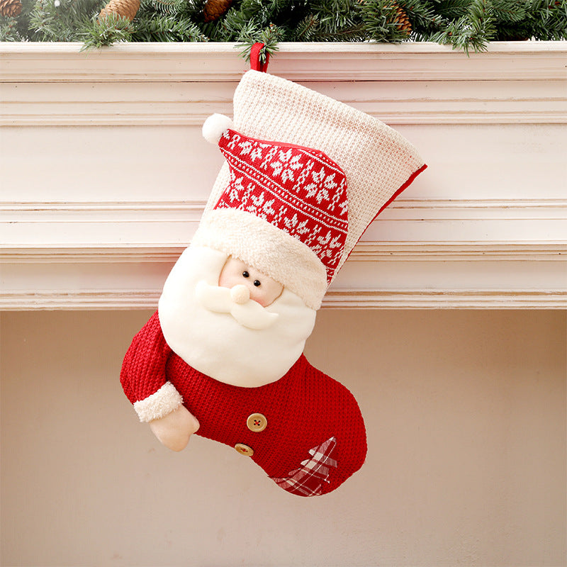Tufted embroidery Christmas Stockings