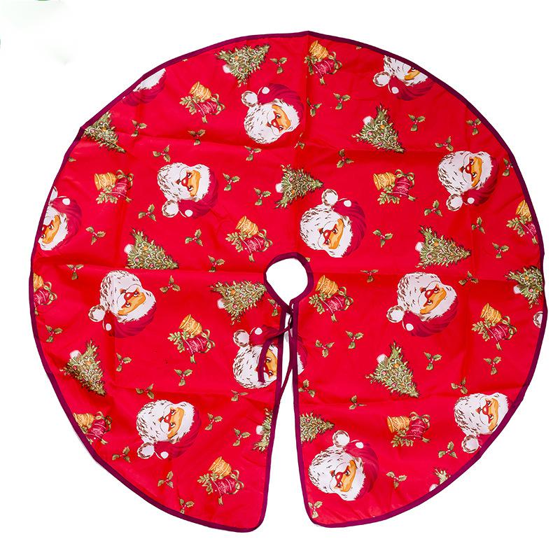 Velvet Christmas tree skirt