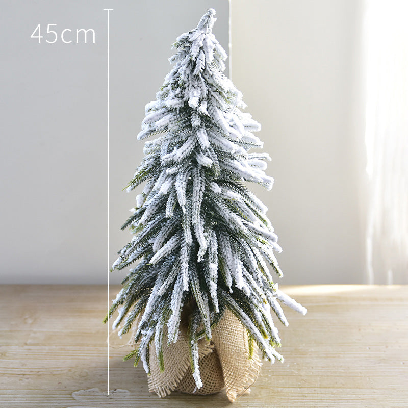 Frosted Mini Tabletop Artificial Christmas Tree