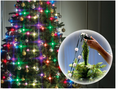 Christmas Tree Dazzler LED Christmas Lights, Color Changing LED Light for The Christmas Tree 64 LED