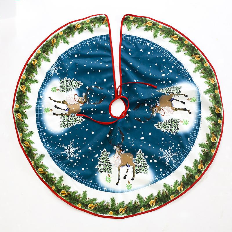Velvet Christmas tree skirt