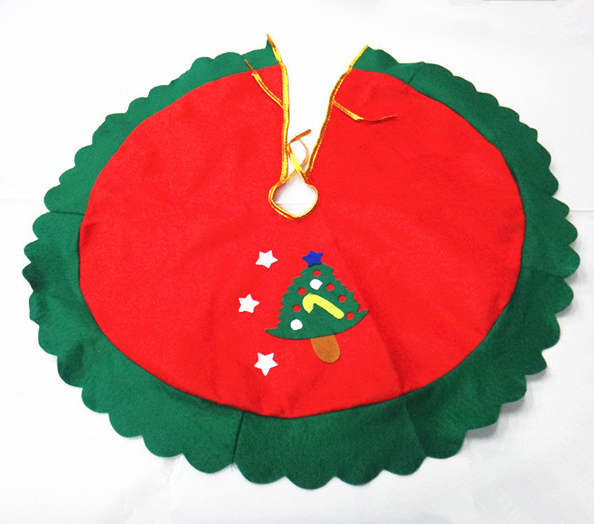 Velvet Christmas tree skirt