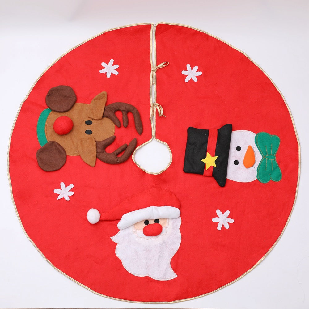 Velvet Christmas tree skirt