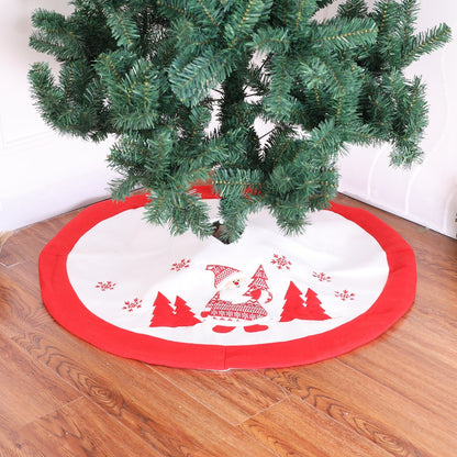Velvet Christmas tree skirt