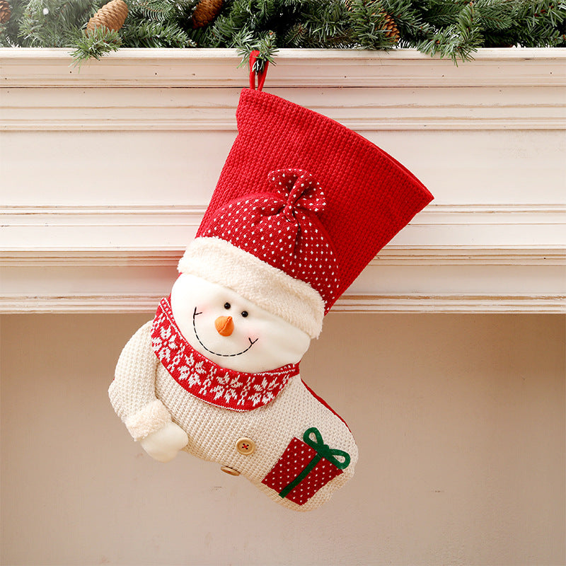 Tufted embroidery Christmas Stockings