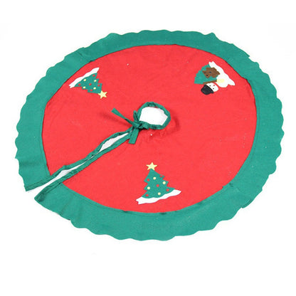 Velvet Christmas tree skirt
