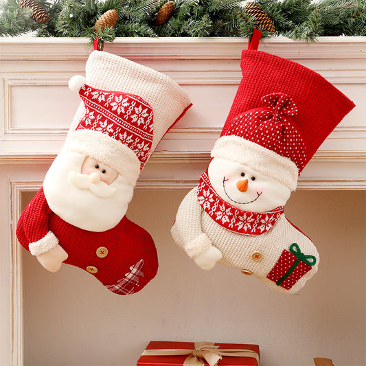 Tufted embroidery Christmas Stockings