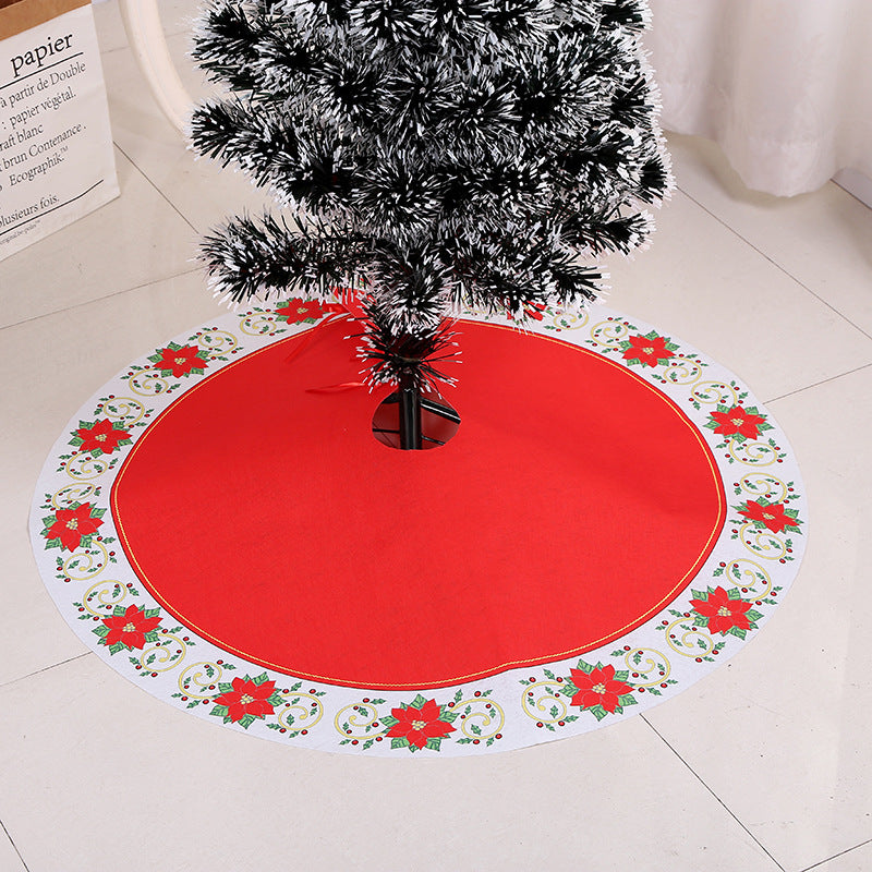 Velvet Christmas tree skirt