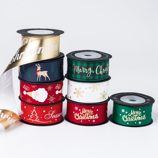 15ft Christmas gilding ribbon / 5 yards