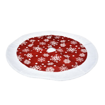 Velvet Christmas tree skirt