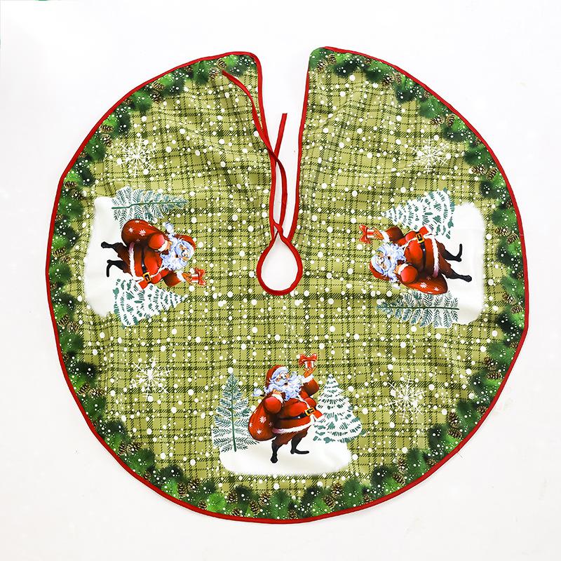 Velvet Christmas tree skirt