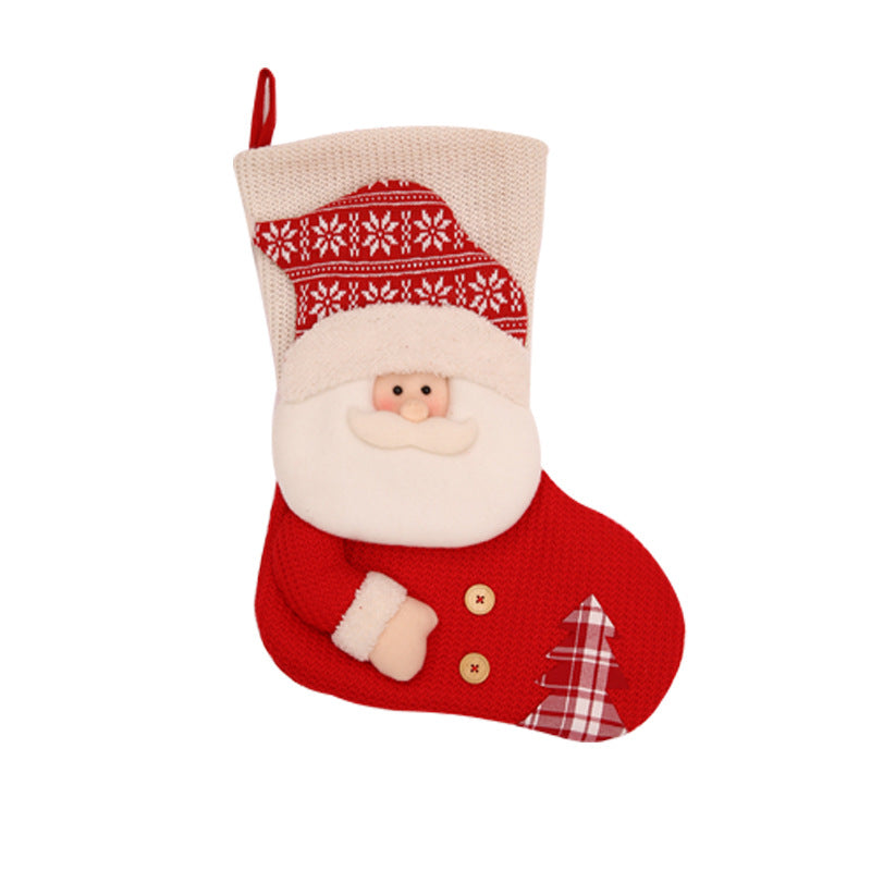 Tufted embroidery Christmas Stockings