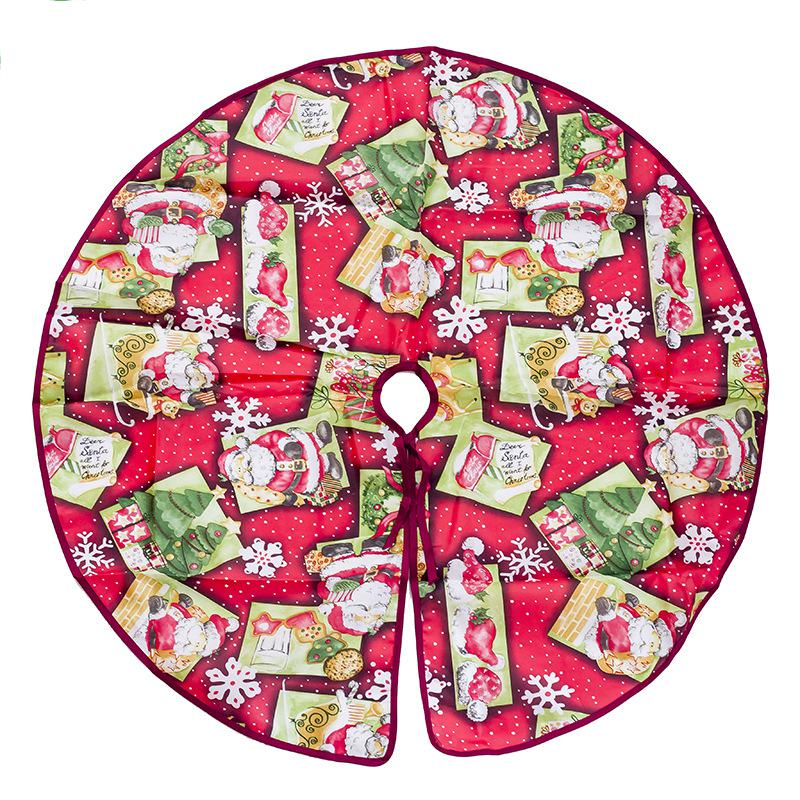 Velvet Christmas tree skirt