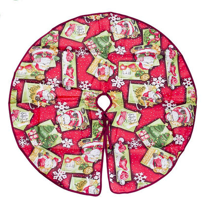 Velvet Christmas tree skirt