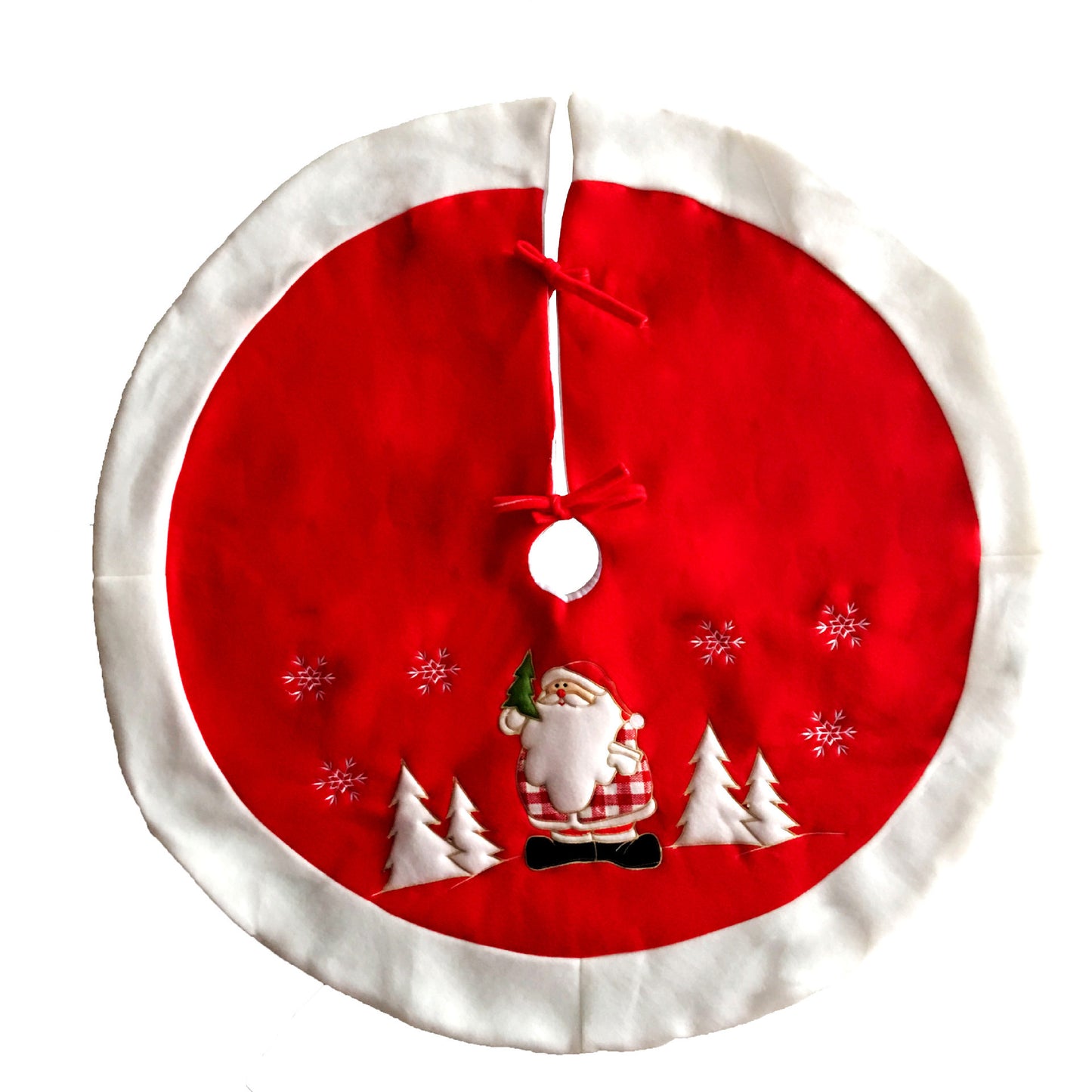 Falda de árbol de Navidad de Papá Noel