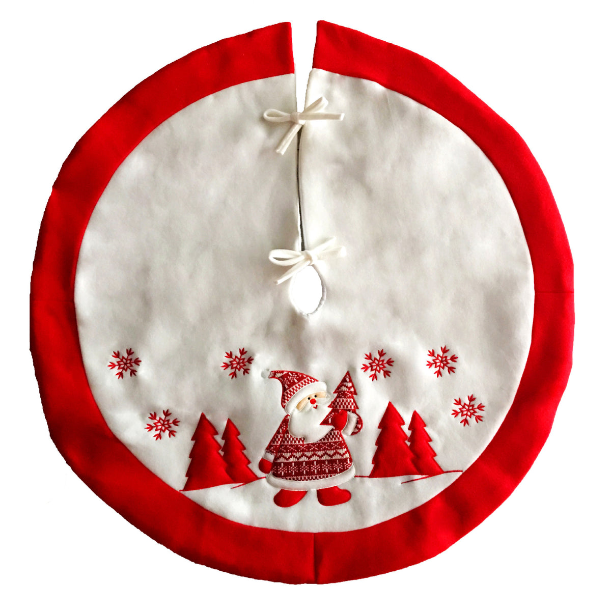 Falda de árbol de Navidad de Papá Noel