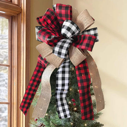 Christmas Bow Ribbon Decoration Fashion Pendant
