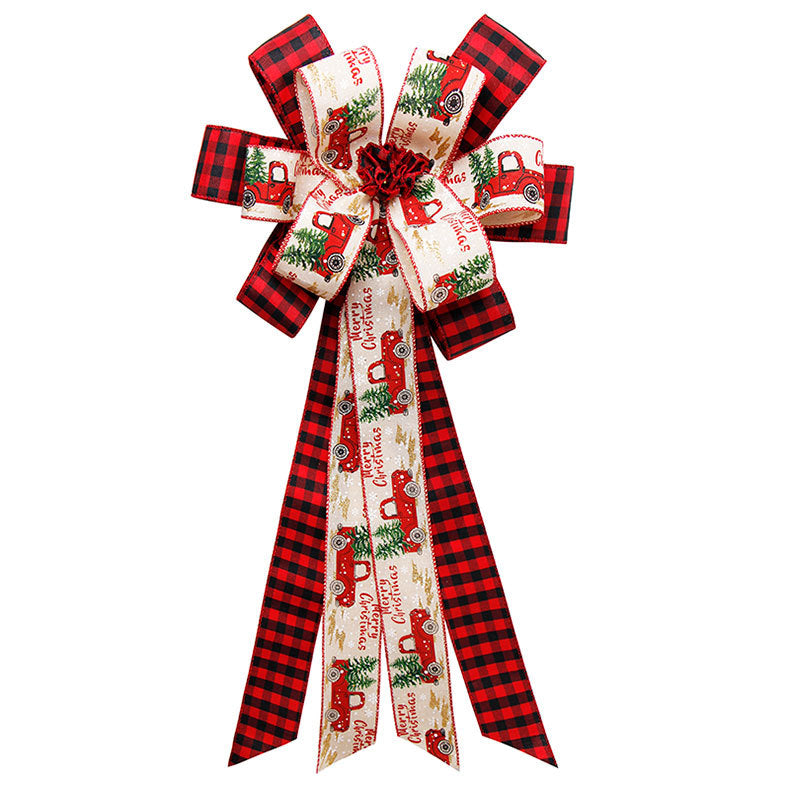 Christmas Bow Ribbon Decoration Fashion Pendant