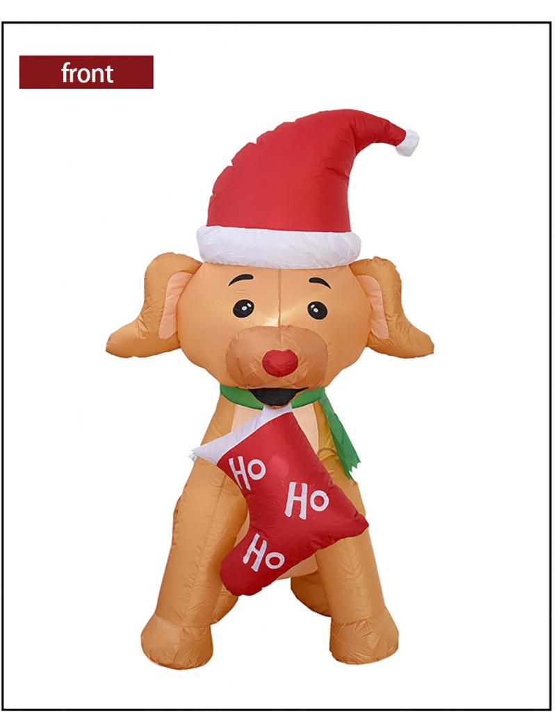 5ft Pre-lit Inflatable dog Dog inflatable outdoor holiday decoration