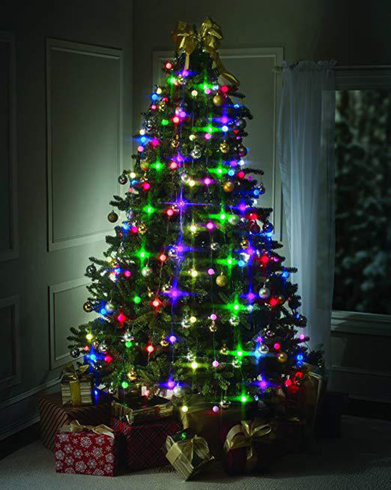Christmas Tree Dazzler LED Christmas Lights, Color Changing LED Light for The Christmas Tree 64 LED
