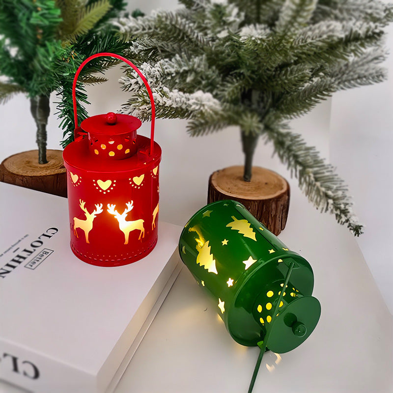 Christmas Candle Lights LED Small Lanterns Holiday Decorations