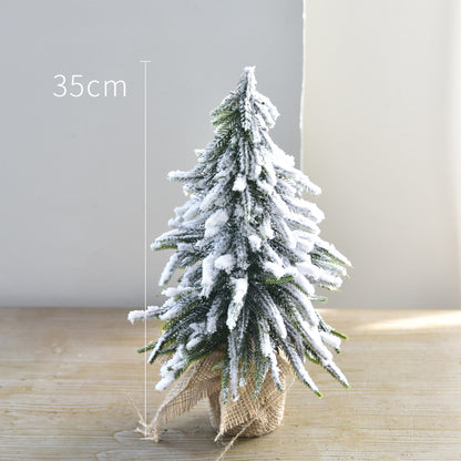 Frosted Mini Tabletop Artificial Christmas Tree