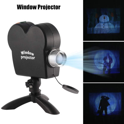 Christmas decoration holiday window projector