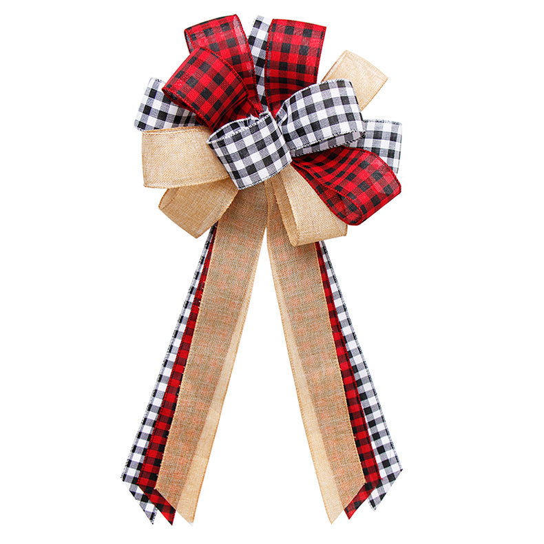 Christmas Bow Ribbon Decoration Fashion Pendant
