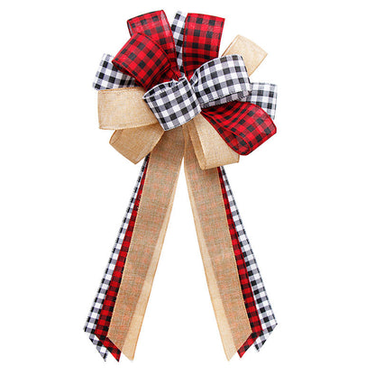 Christmas Bow Ribbon Decoration Fashion Pendant