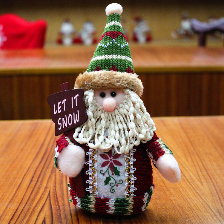 7" Christmas Tree Flannel ornaments