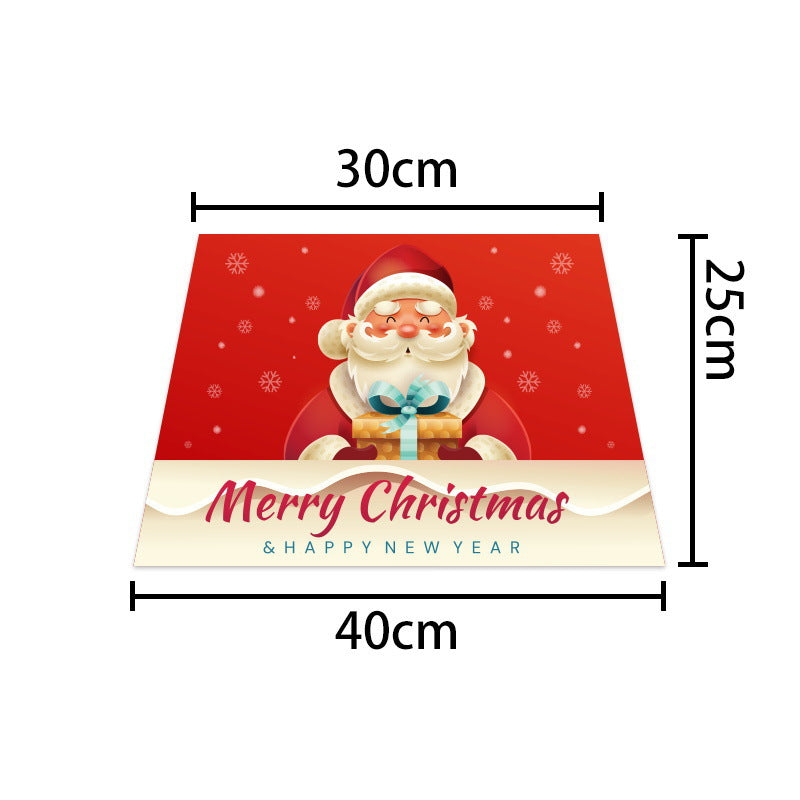 christmas tree skirt front display